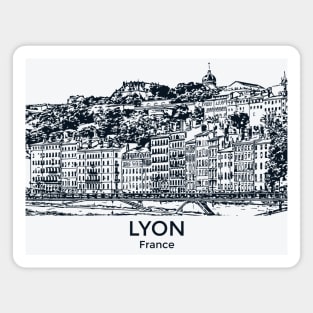 Lyon - France Magnet